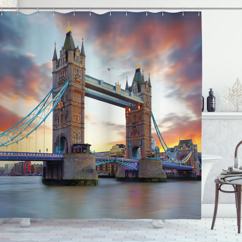 Historical Tower Bridge Shower Curtain