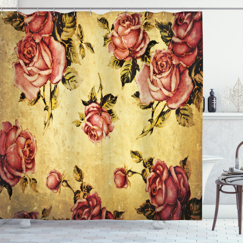 Victorian Style Pattern Shower Curtain