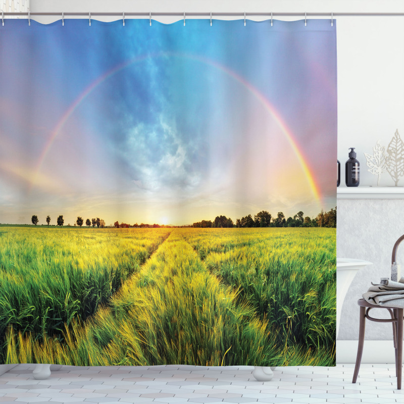 Wheat Field Nature Shower Curtain