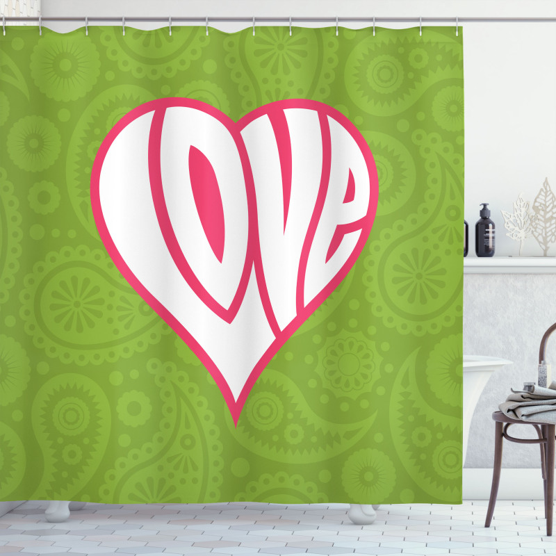 Paisley Love Nutrient Shower Curtain