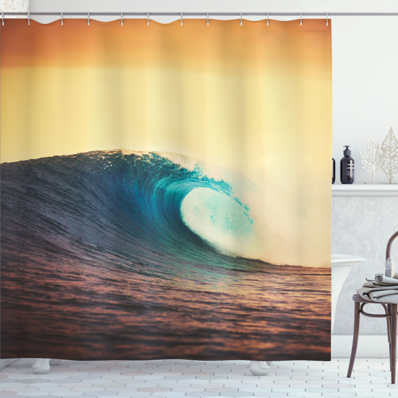 Sunset in Warm Colors Shower Curtain