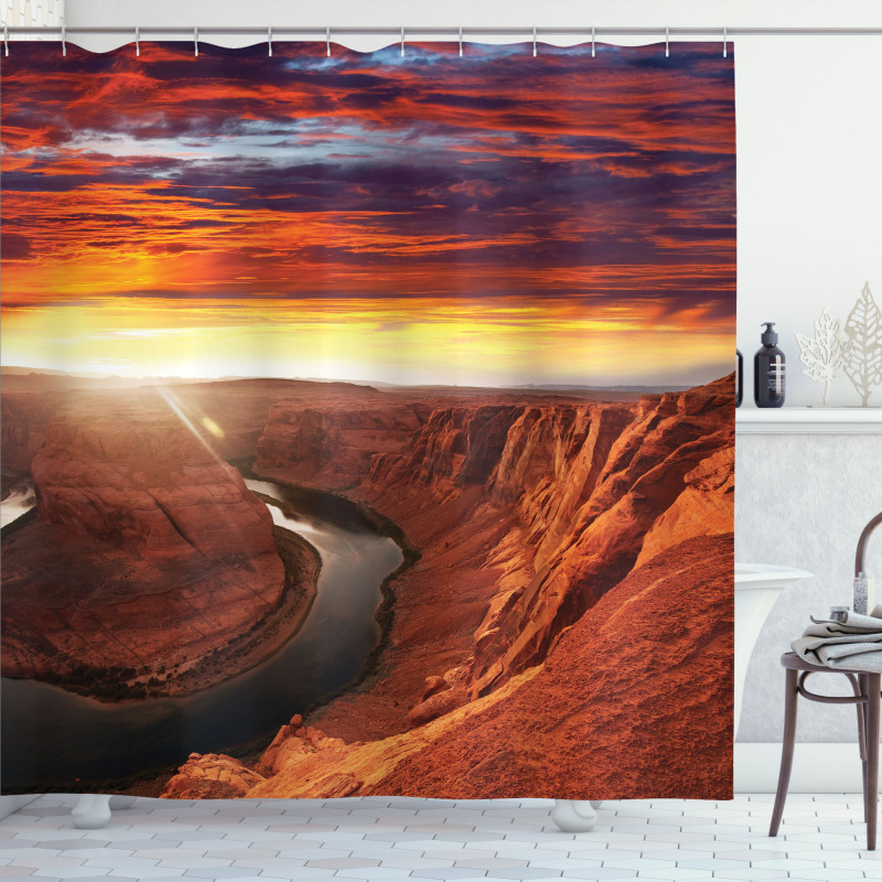 Mystic Cliff Shower Curtain