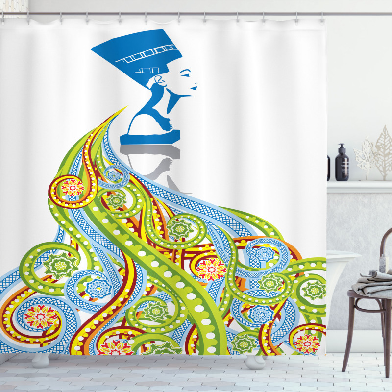 Pharaoh Crown Shower Curtain