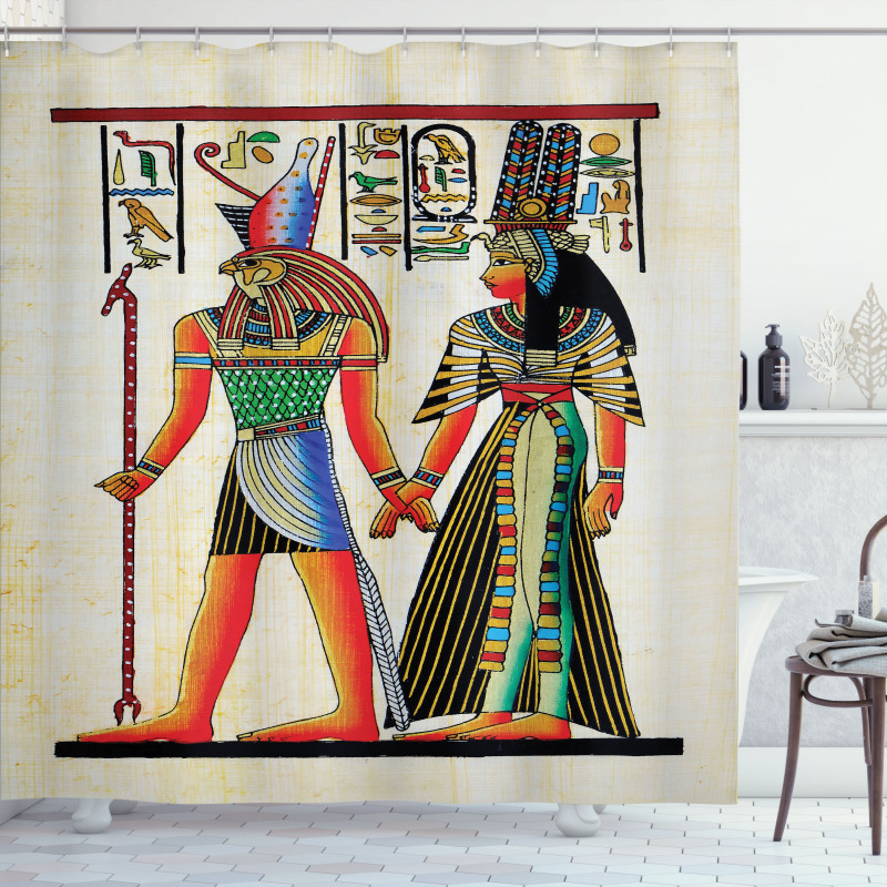 Papyrus Building Shower Curtain