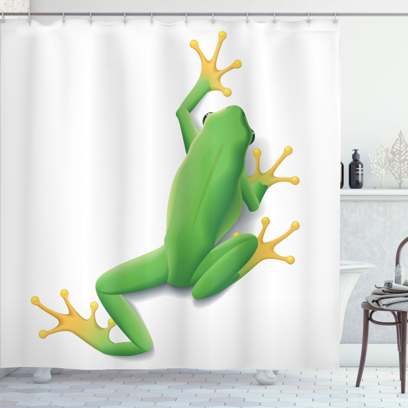 Tropic Frog in Nature Shower Curtain