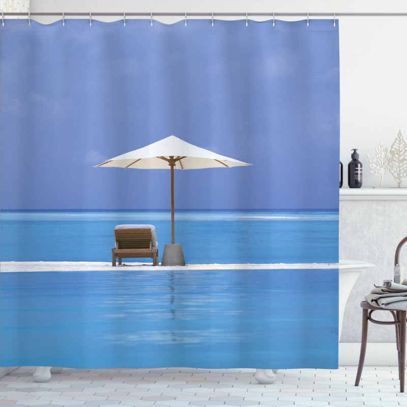 Ocean Seascape Beach Shower Curtain