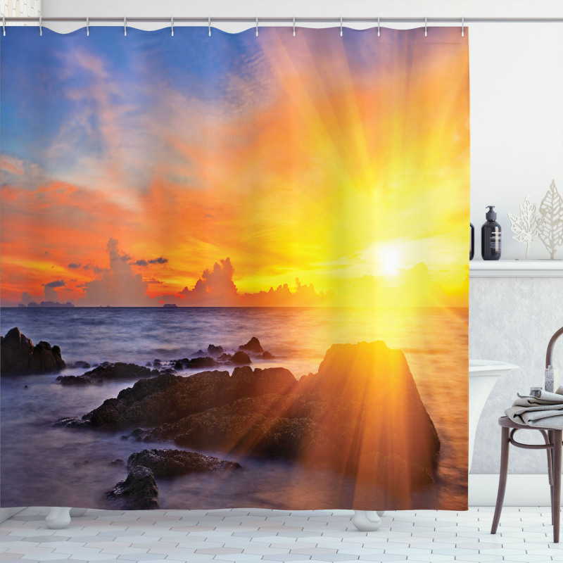 Colorful Sunset Sky Shower Curtain