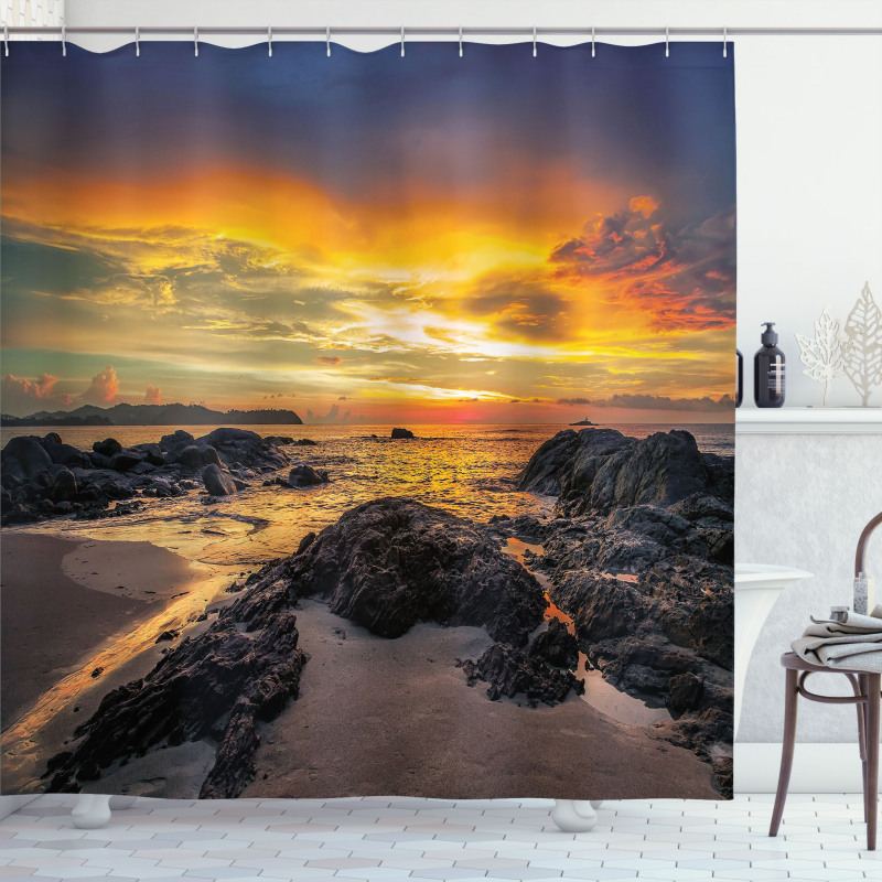 Majestic Sunrise Sky Shower Curtain