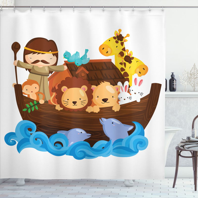 Animals in Nature Shower Curtain