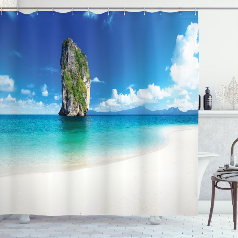 Exotic Coastline Shower Curtain