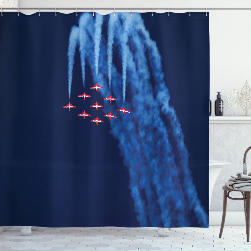 Canadian Snowbirds Shower Curtain