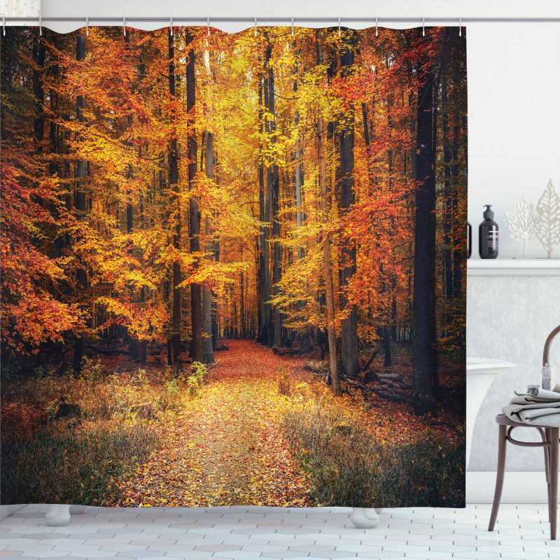 Vivid Leaf Plant Eco Shower Curtain