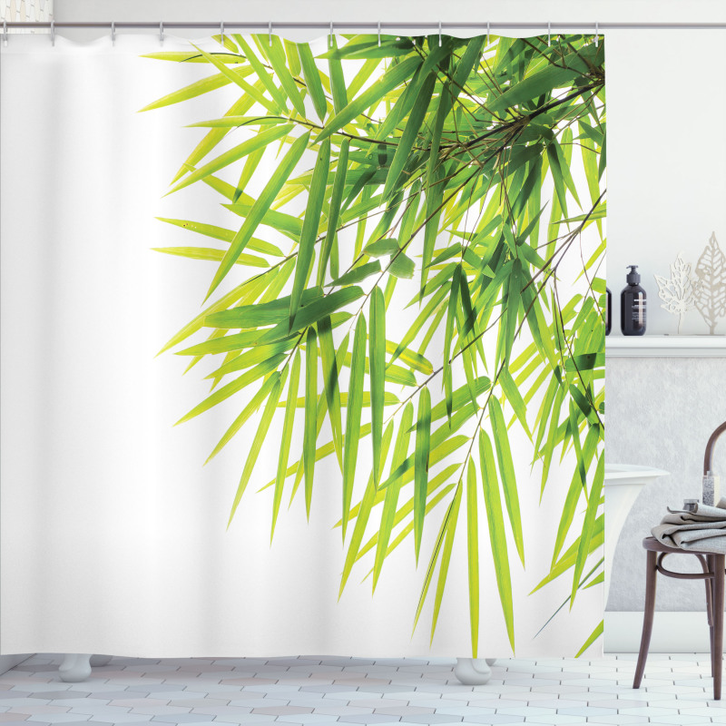 Bamboo Leaf Peace Shower Curtain