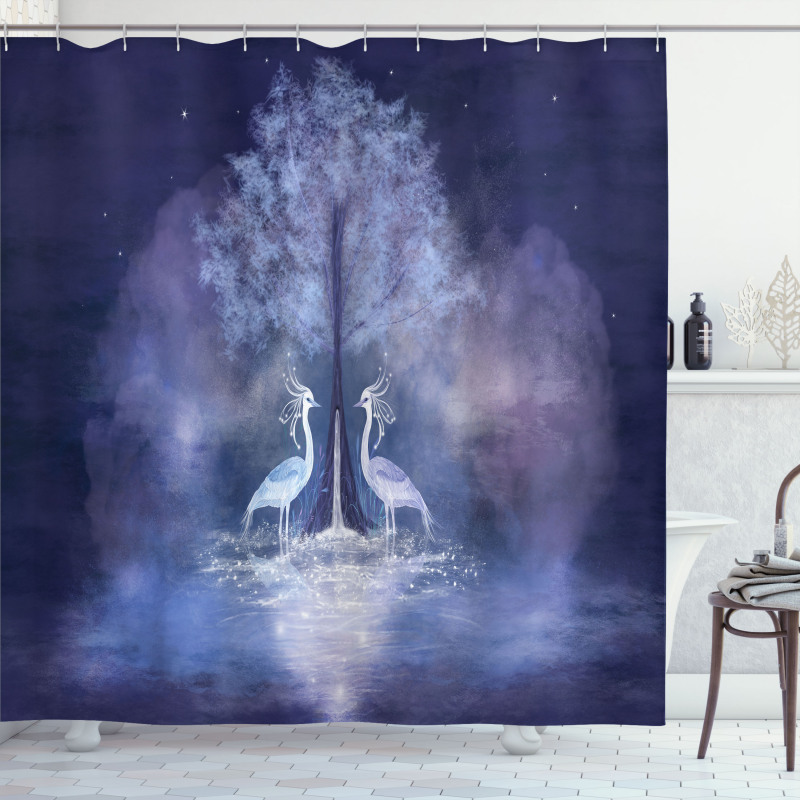 Mythical Dreamy Creature Shower Curtain