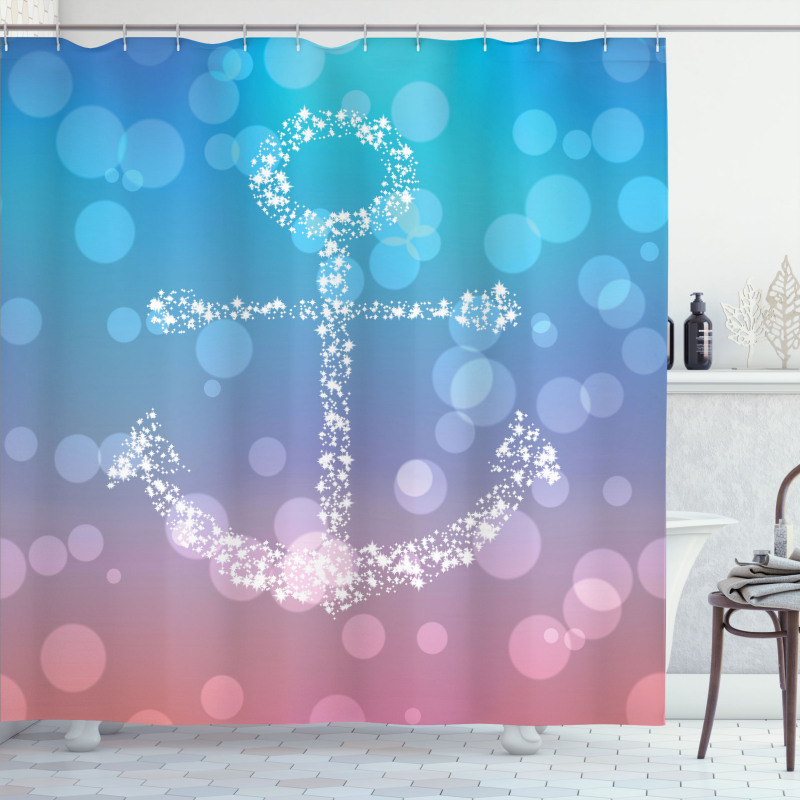 Abstract Blurry Landscape Shower Curtain