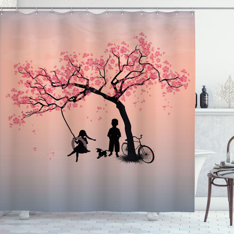 Springtime Blossom Shower Curtain