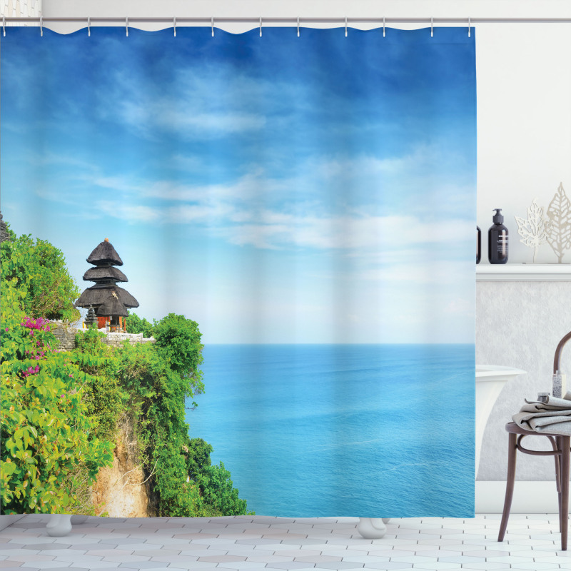 Seacoast in Summer Shower Curtain