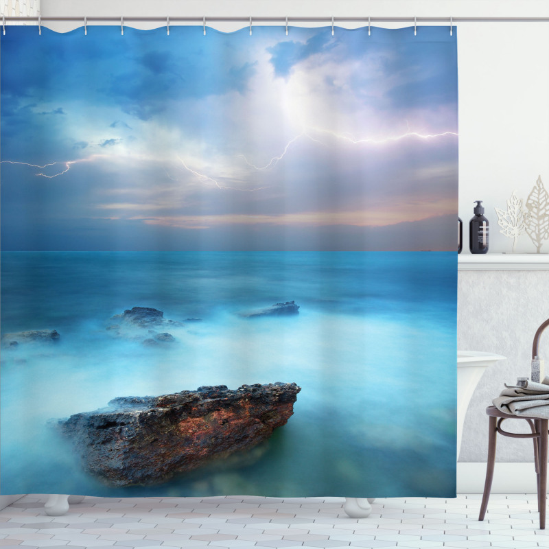 Tropic Sea Storm Shower Curtain