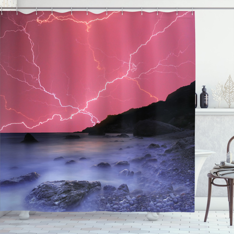 Thunderstorm Phenomena Shower Curtain