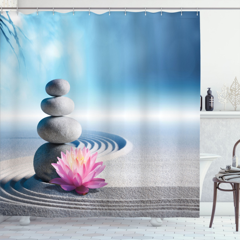 Meditation Harmony Shower Curtain