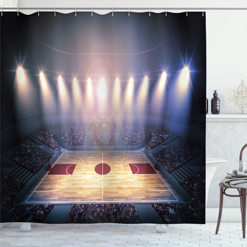 Basketball Tournament Shower Curtain