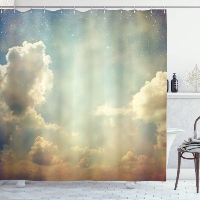 Sky Dream Star Shower Curtain
