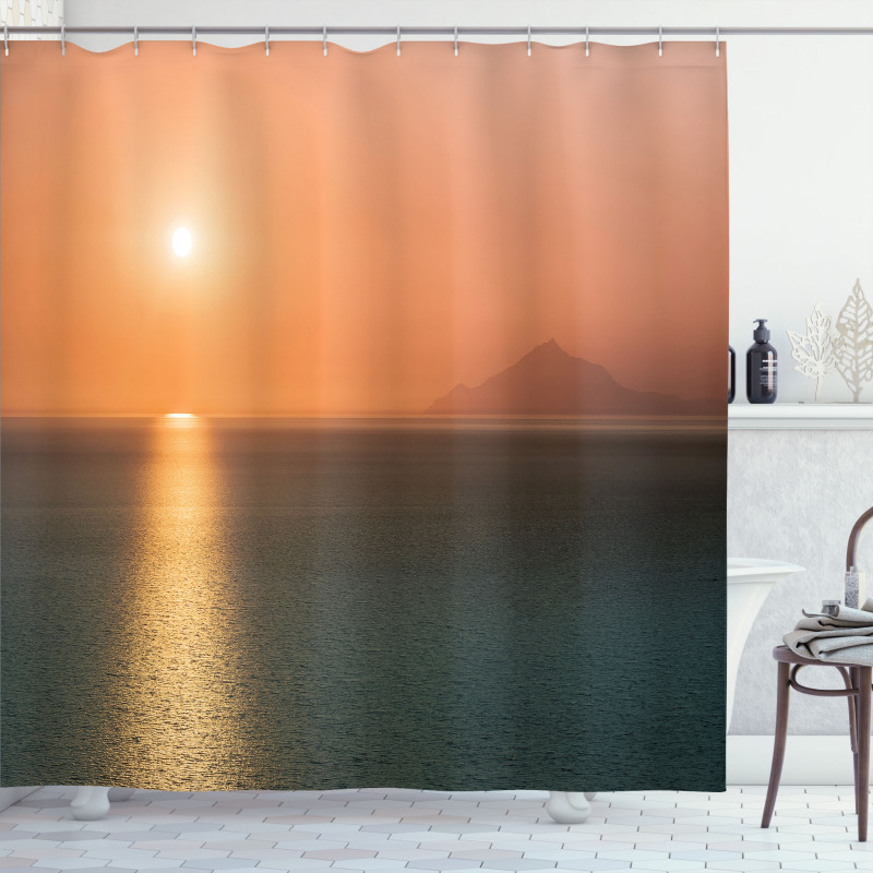 Sunrise over Ocean Shower Curtain