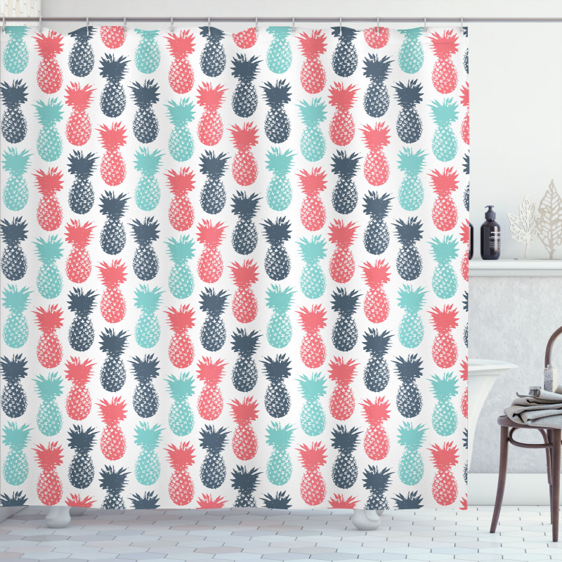 Stamped Minimal Backdrop Shower Curtain