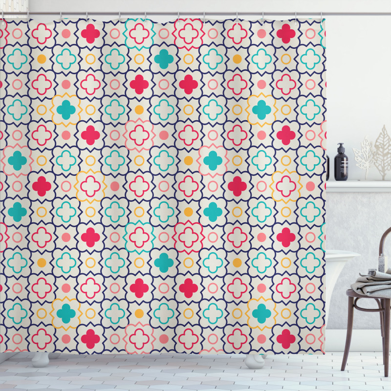 Quatrefoil Shower Curtain