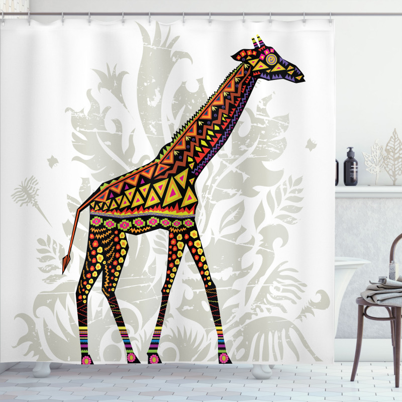 Animal Ethnic Shower Curtain