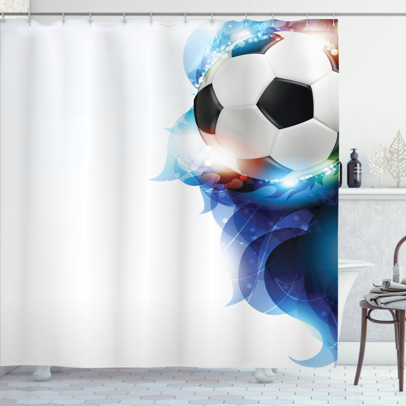 Ball Graphic Game Sports Shower Curtain