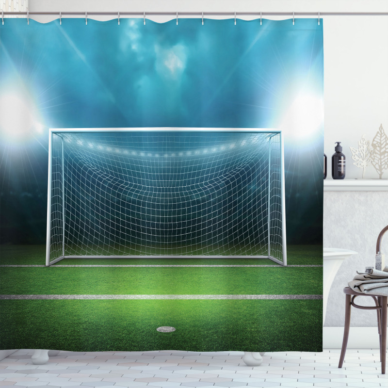 Soccer Football Game Shower Curtain