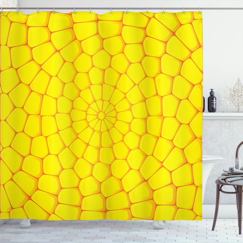 Corn Brick Abstract Art Shower Curtain