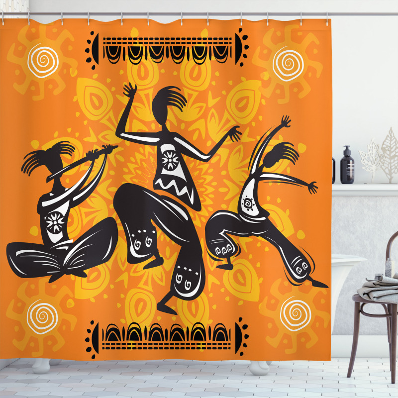 Native Dancer Tribal Shower Curtain