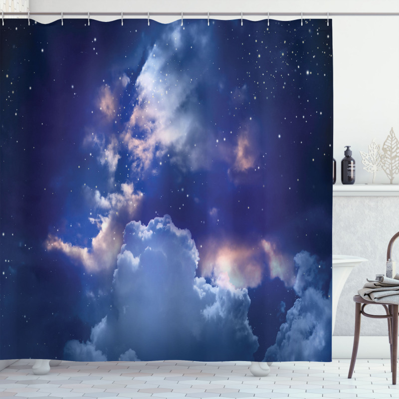 Astronomy Stars Space Shower Curtain