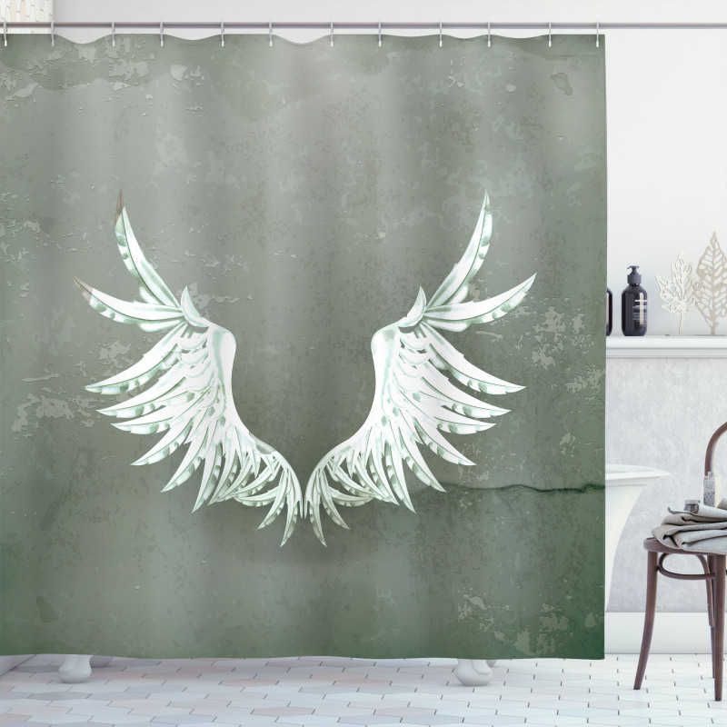 Coat of Arms Wings Shower Curtain