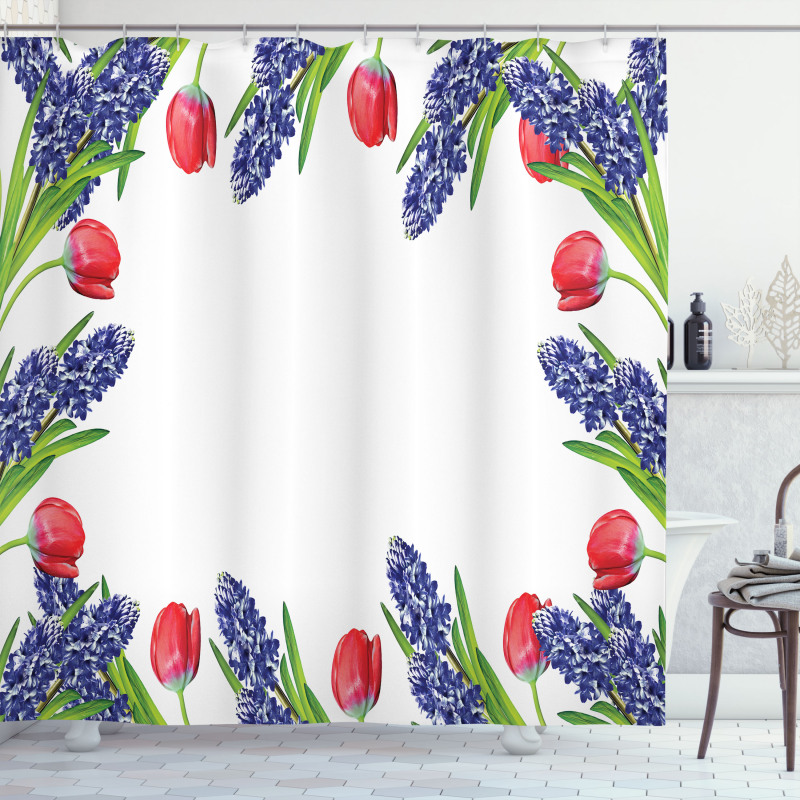 Blossom Spring Flowers Shower Curtain