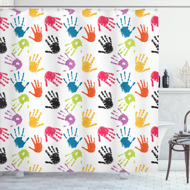 Colorful Children Shower Curtain