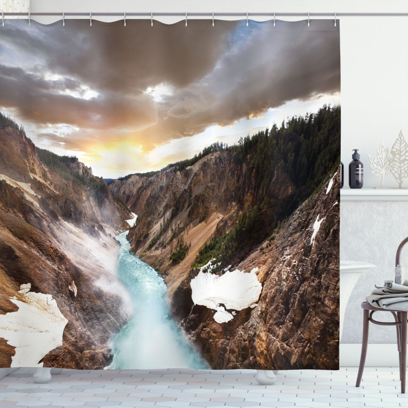 Canyon Forest View Shower Curtain