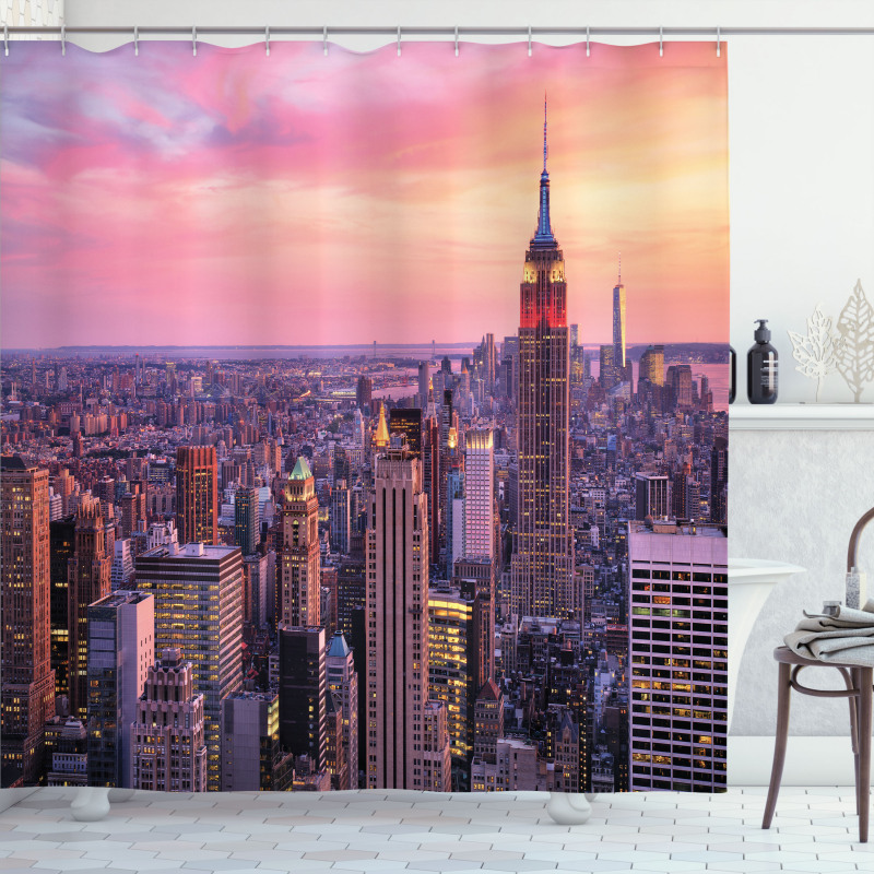 Empire State Building Shower Curtain