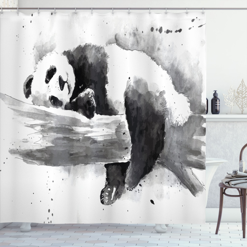 Sleeping Panda Shower Curtain