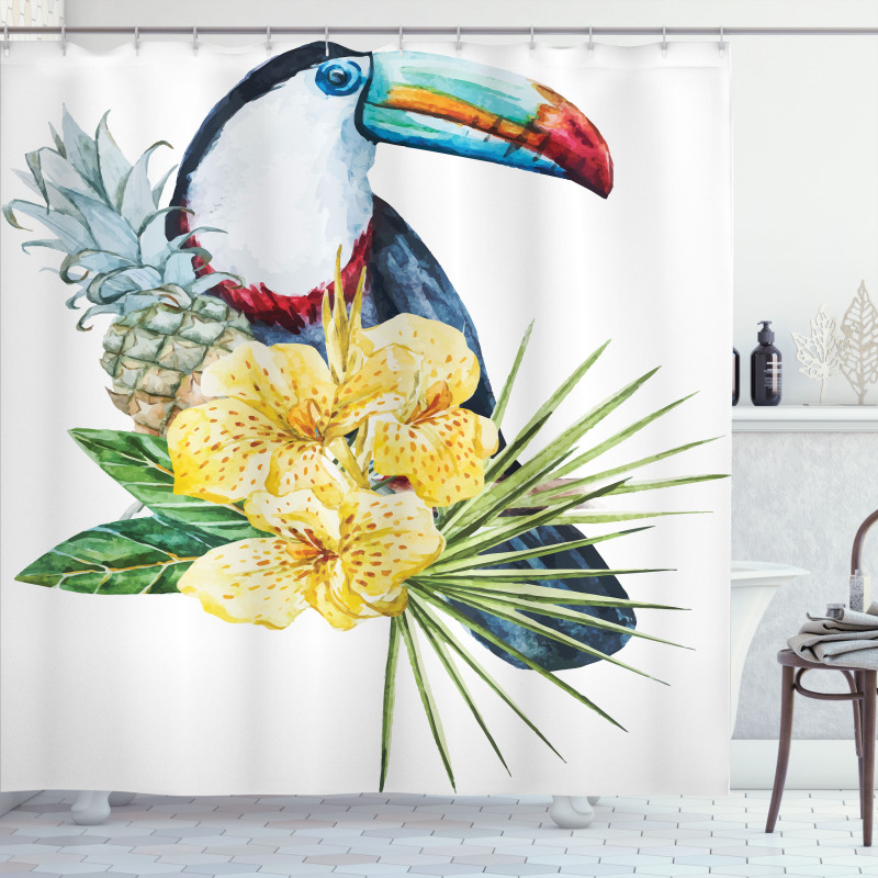 Toucan Bird Exotic Shower Curtain
