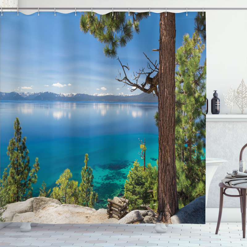 East Shore of Lake Shower Curtain