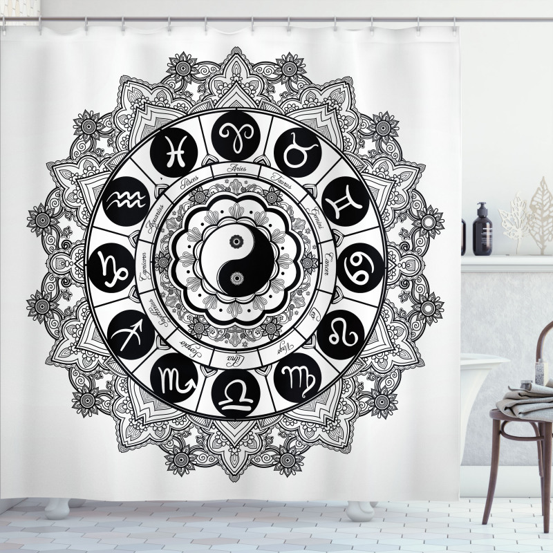 Mandala Art Harmony Shower Curtain