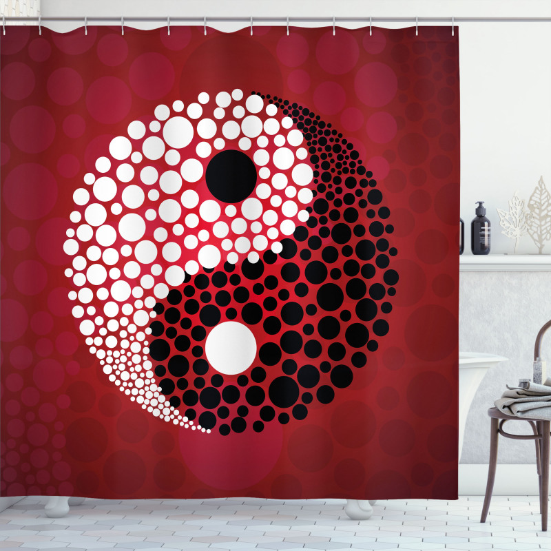 Abstract Cosmos Sign Shower Curtain