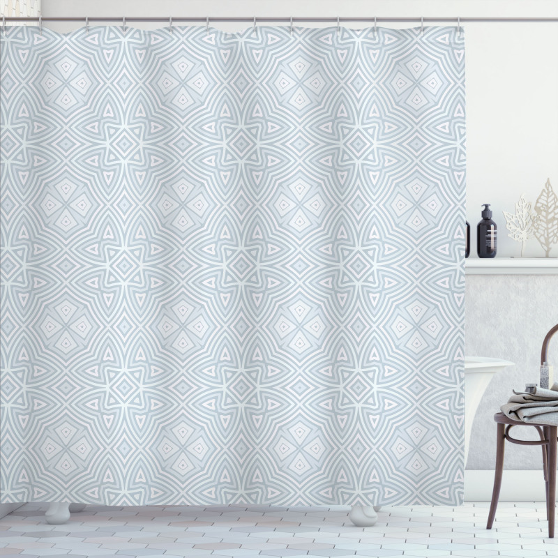 Retro Tribal Celtic Knot Shower Curtain