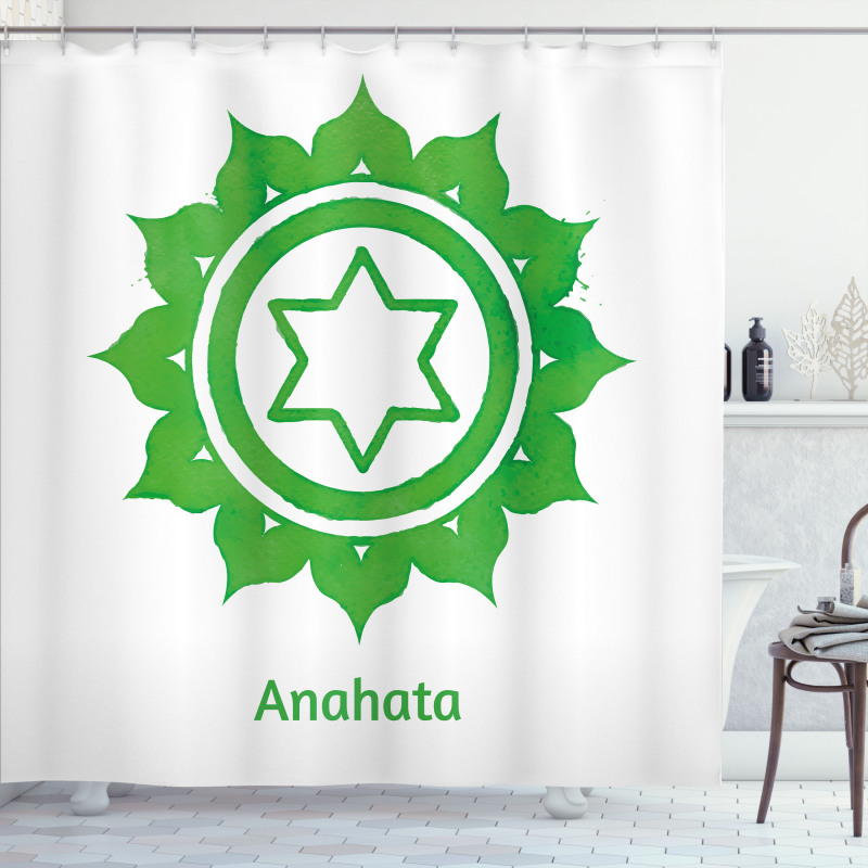 Chakra Meditation Shower Curtain