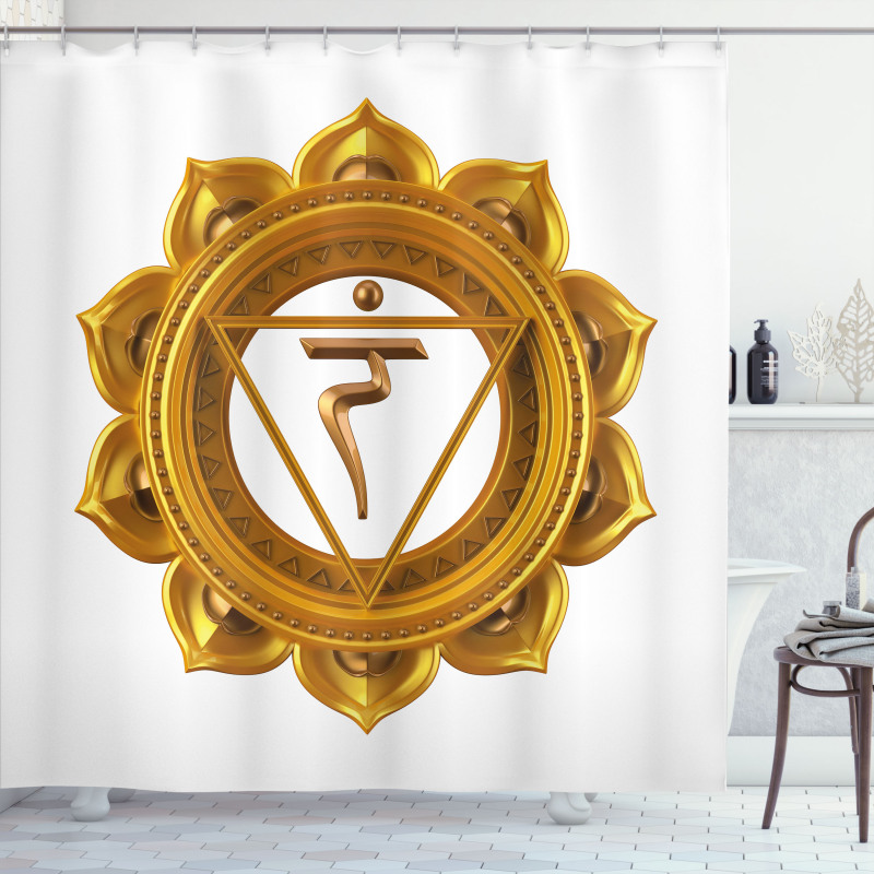 Eastern Chakra Shower Curtain