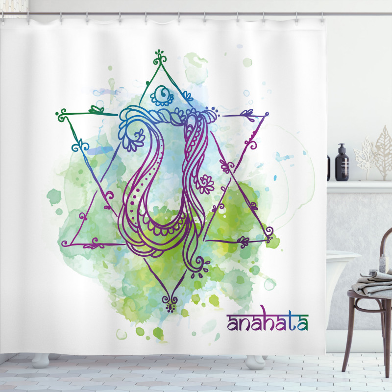 Healing Soul Mystic Energy Shower Curtain