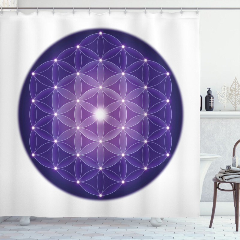 Traditional Design Shower Curtain